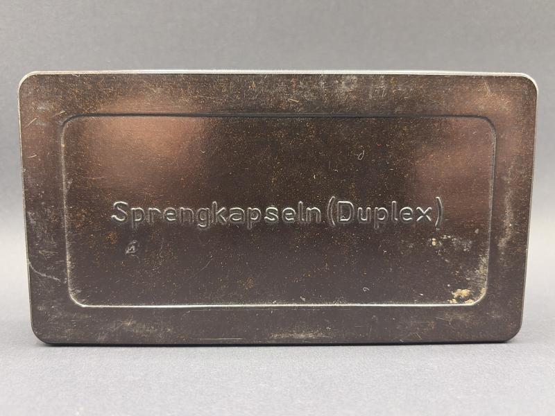 German Army Bakerlite Sprengkapseln (Duplex) Transit Case Dated 1939