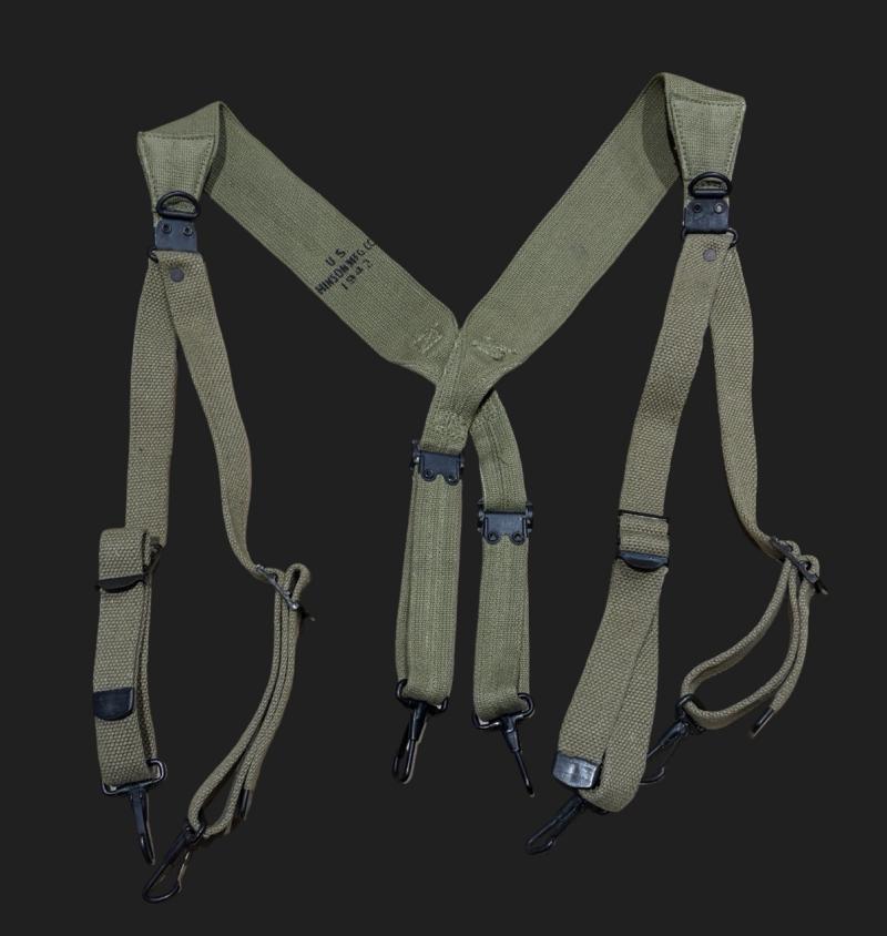 US Army M1936 Canvas Suspenders Hinson Co 1942