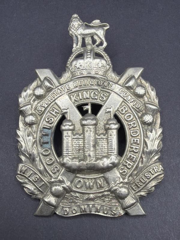 WW1 Kings Own Scottish Borderers KOSB Bonnet Badge