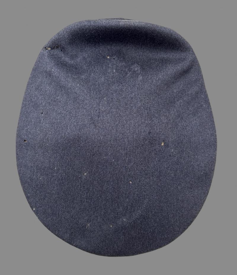 Double Erel Marked Luftwaffe Officers Visor Cap, Brockade Belt, Buckle & Hat Box