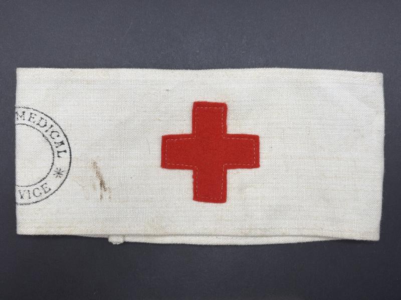 WW2 RAMC Army Medical Service Brassard/ Armband