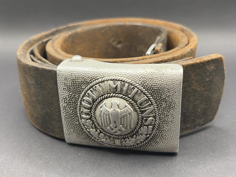 German Army Belt & Buckle Wilhelm Binder 1937