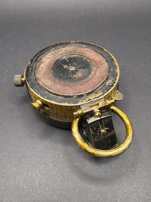 British Army WW1 MKVII Compass & Case Dated 1918