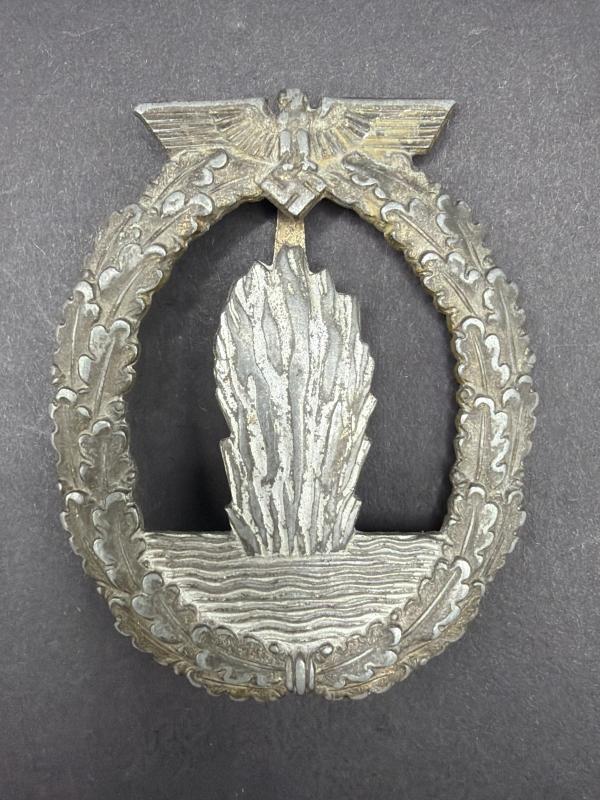Kriegsmarine Minesweeper Badge Rudolf Karneth