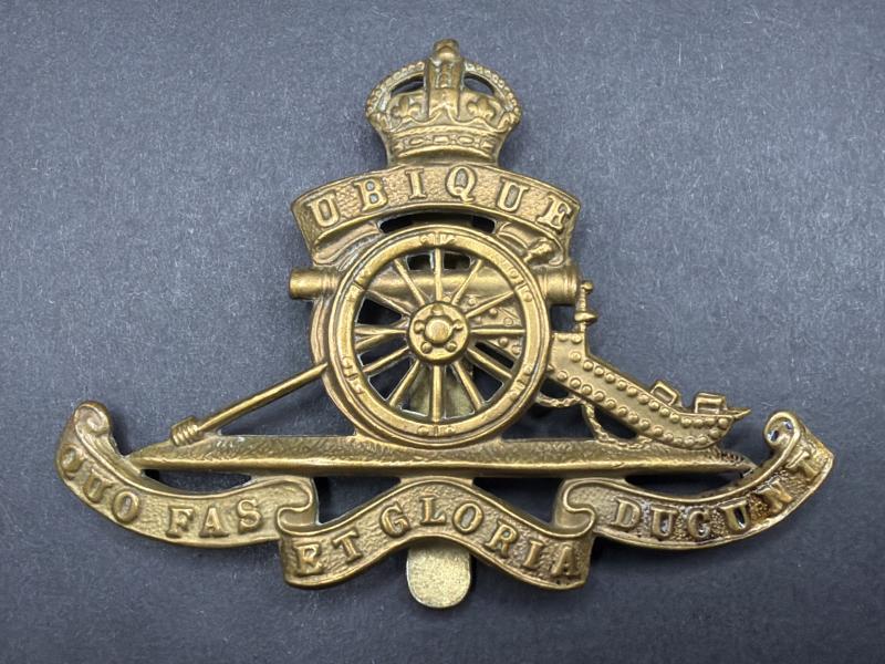 WW1 Royal Artillery Cap Badge