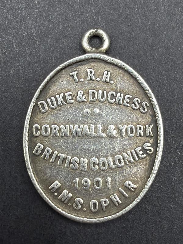 Sterling Silver Military Issue 1901 HMS Ophir Commemoration Medal