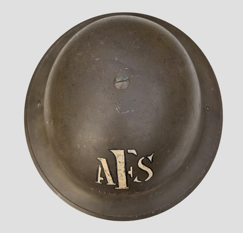 Canadian Auxiliary Fire Service Toronto MKII Helmet C.S.W. 1942