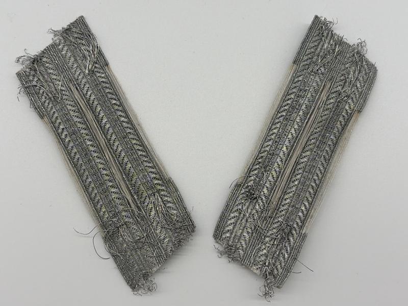 German Infantry Waffenrock Wire Collar Tabs Pair