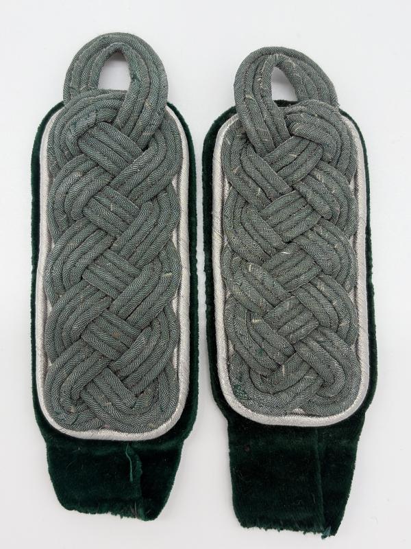 1938 Regulation German Foresters Forstanwärter Shoulder Boards Pair