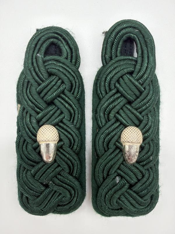 Unissued German Reich Forestry Service Revierförster 1942 Regulation Shoulder Boards