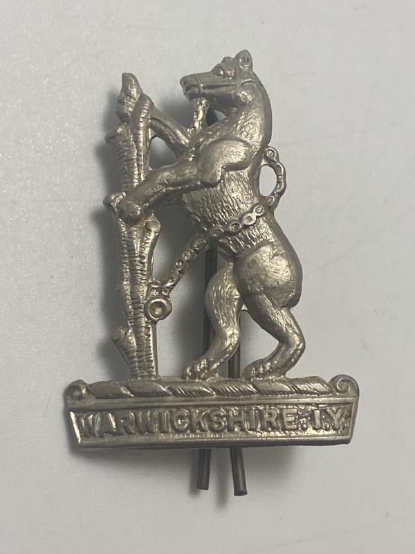 WW1 Warwickshire Imperial Yeomanry Cap Badge