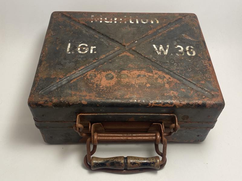 LGr. W36 German 5cm Mortar Munitions Tin