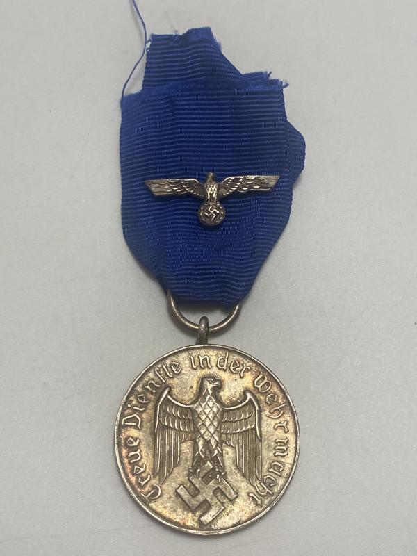 German Army 4 Year Service Medal With Clasp