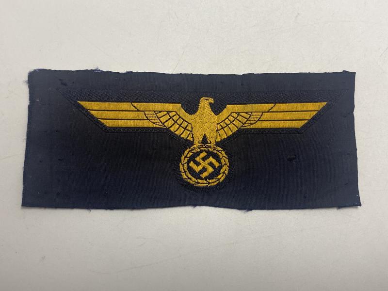 Kriegsmarine Enlisted Ranks Bevo Breast Eagle