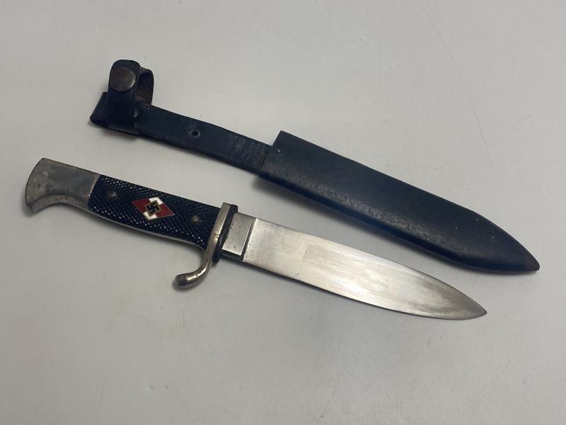 HJ Knife with Scabbard RZM M7/36 E.u.F. Hörster