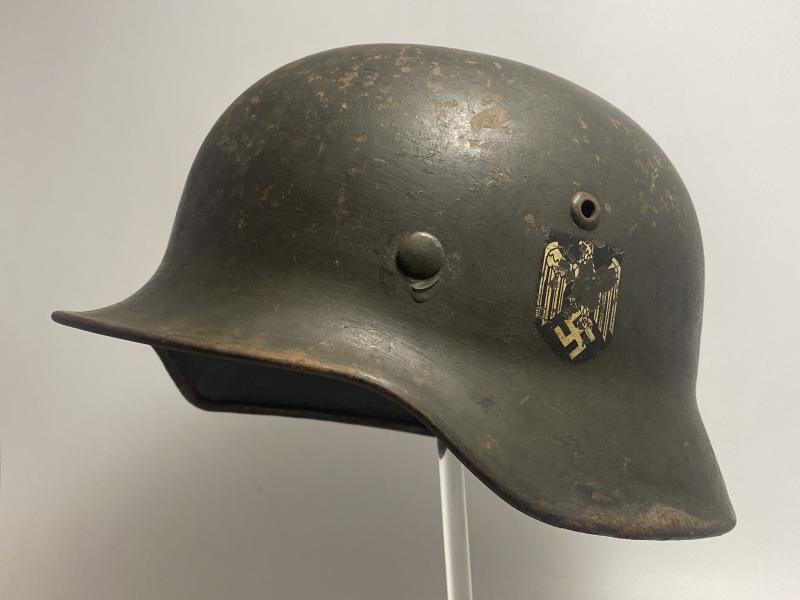 German Army Single Decal M40 Helmet