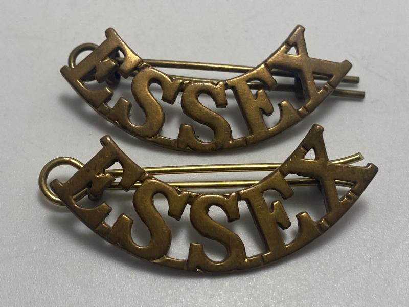 WW1 Essex Regiment Shoulder Titles