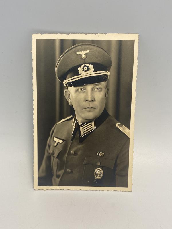 German Army Sonderfuhrer Officer Photograph