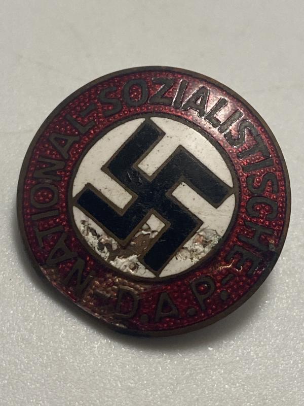 NSDAP Enamel Members Pin Badge