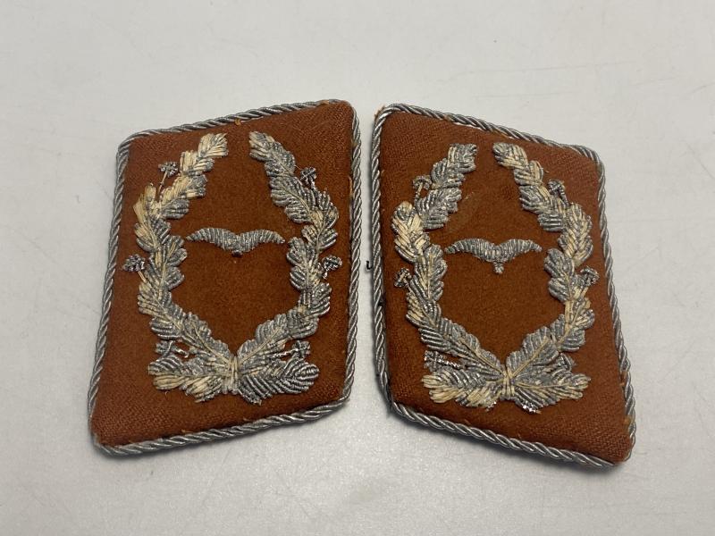 Luftwaffe Nachtrichten Officers Collar Tabs