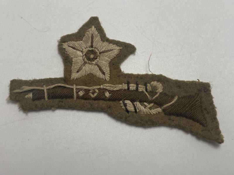 WW2 British Army Marksman’s Sleeve Patch