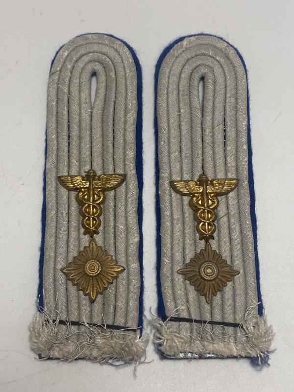 German Army Transport Oberleutnant Shoulder Boards Pair