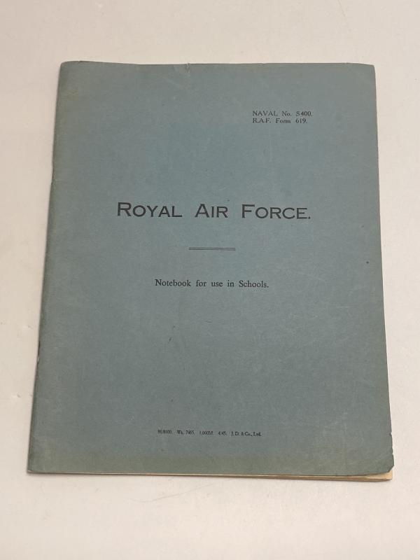 Royal Air Force Notebook Printed 4/45