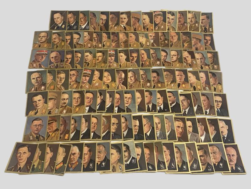 115 Assorted NSDAP Figurehead Cigarette Cards