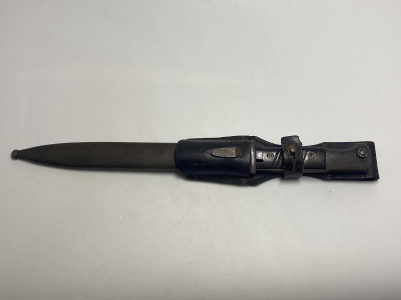 German K98k Bayonet Soldiers Name Scratched on