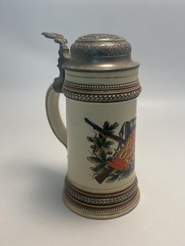 WW1 Period German 82nd Regiment Beer Stein 0.5L