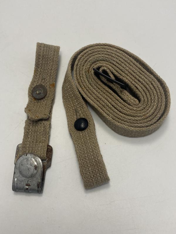 German Gasmask Webbing Strap & Belt Hook