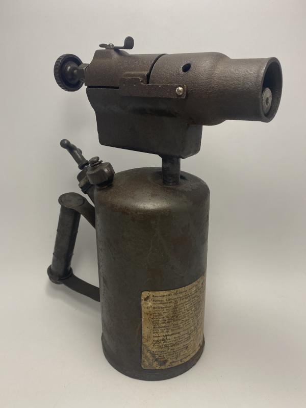 Large Missler German Army Gasoline Torch