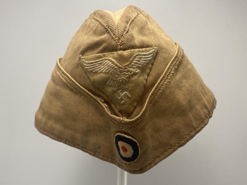 Luftwaffe DAK Side Cap Hamburg Maker 1941 Dated